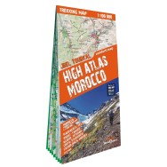 Morocco High Atlas Trekking map